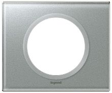 Рамка универсальная Legrand Celiane Corian 1-м. металл смальта металлик картинка